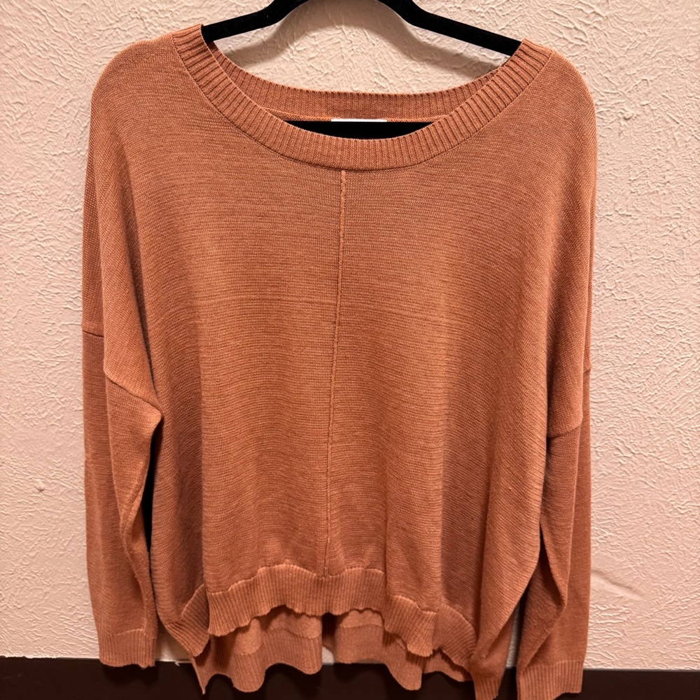 Brown sweater top